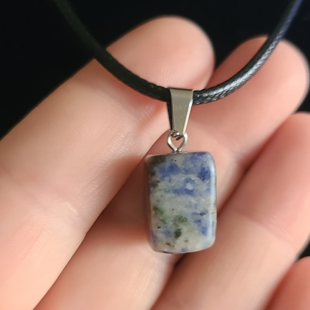 Blue Sodalite Pendant Necklace